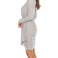 Joseph Ribkoff - Metallic Draped Shirred Sheath Dress