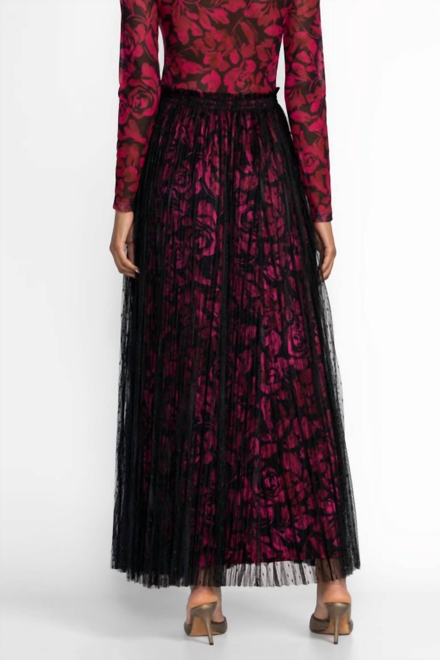 Johnny Was - YOLANDA PLEATED MAXI SKIRT