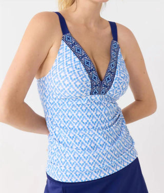 Cabana Life - Embroidered Tankini Top