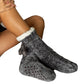 Julia Rose - Women's Meredith Cozy Fleece Lined Pom Socks