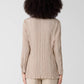 Eileen Fisher - Wheat CLSSCR CLLR Pleat Shirt
