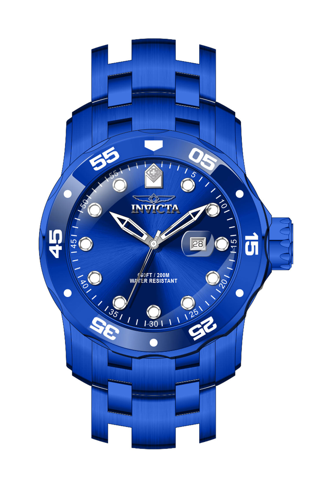 Invicta Men's IN-40838 48mm Blue Dial Quartz Watch