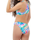 Gottex - Girls Tie Dye High Neck Bikini Top with Matching Bikini Bottom