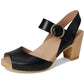Dansko - Women's Tamra Peep-toe Heel Leather Sandal