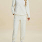 Double Take - Textured Top and Pants Set