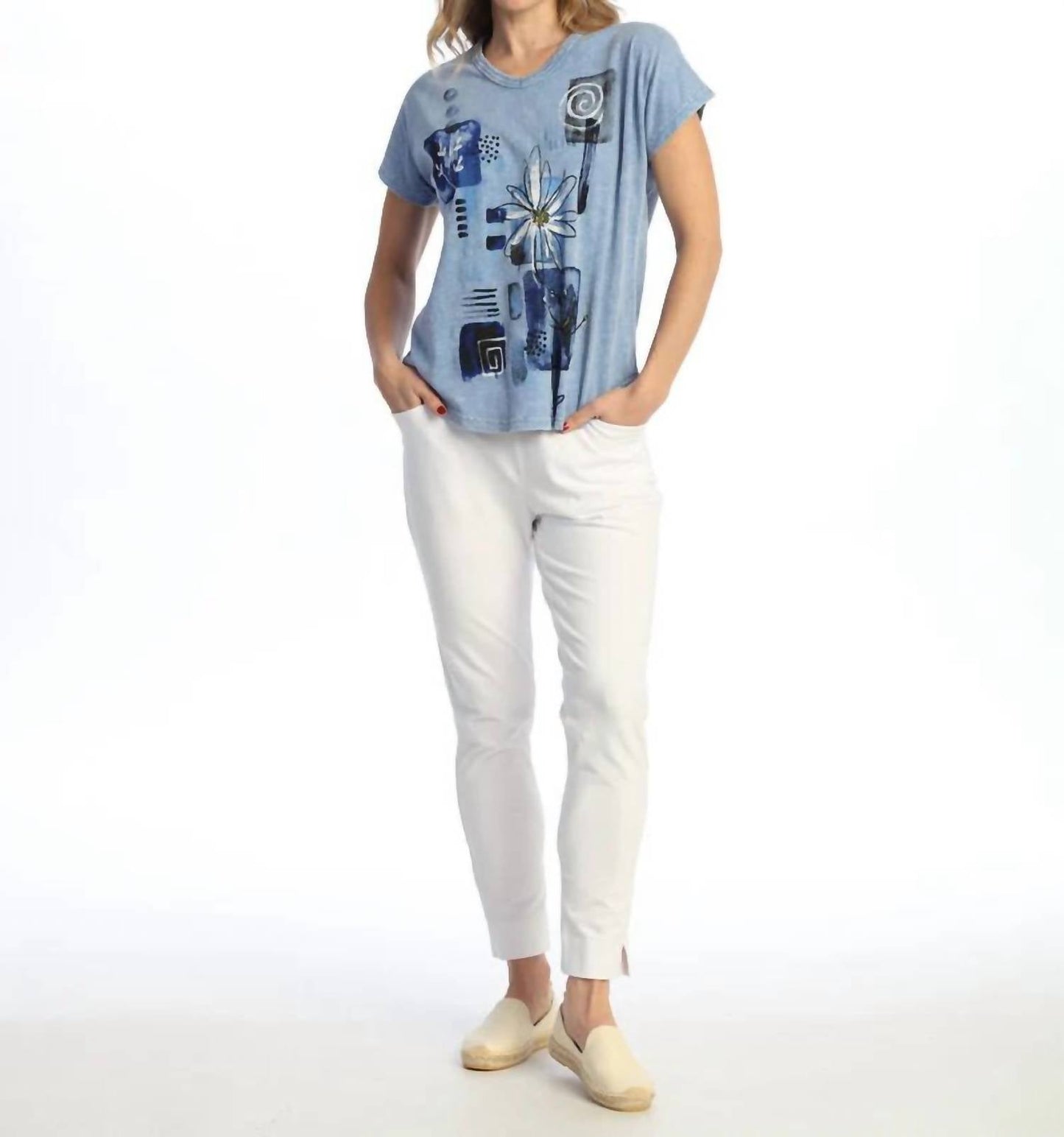Jess & Jane - Lily Short Sleeve Mineral Tee