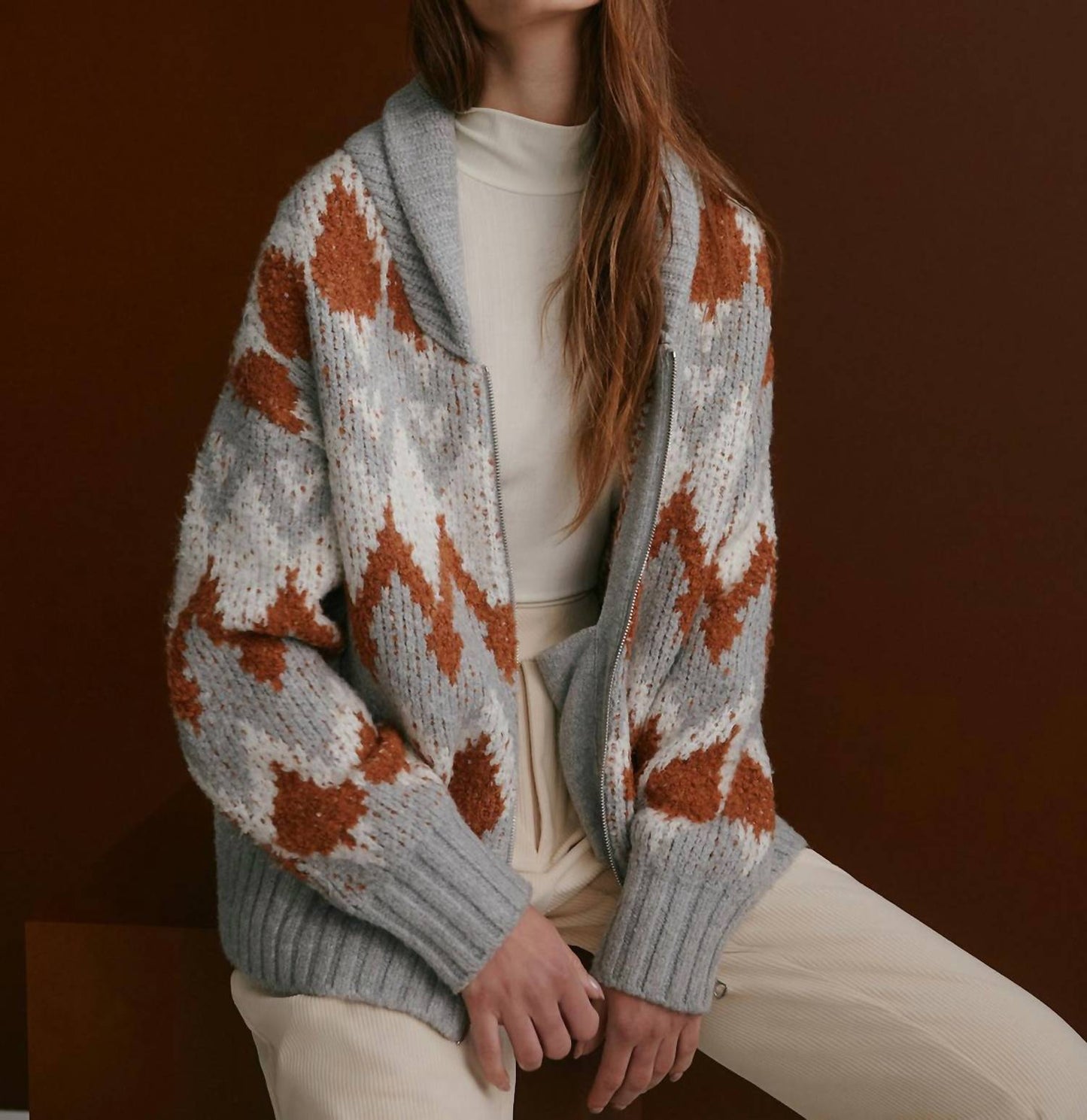 Varley - Brockley Jacquard Knit Jacket