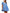Free People Sandy Shores Babydoll Dress Cornflower Blue
