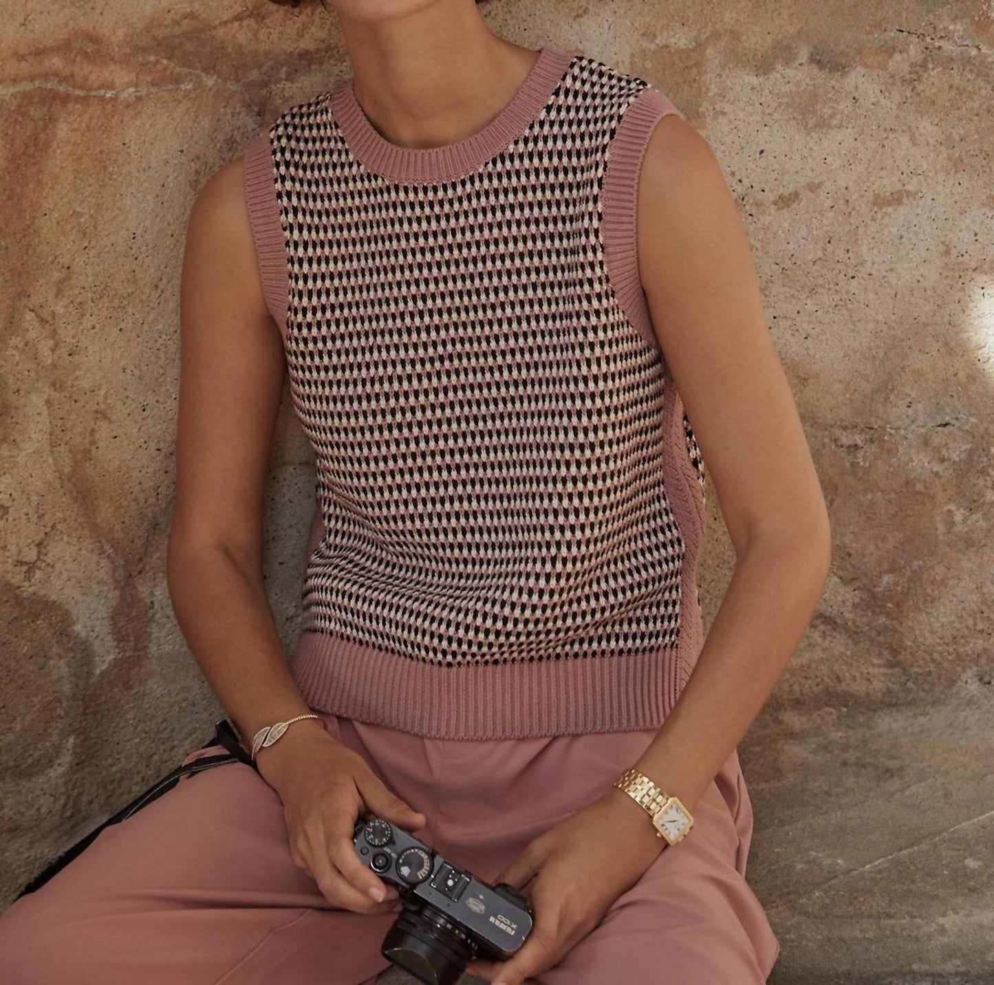 Varley - Knowles Textured Knit Vest
