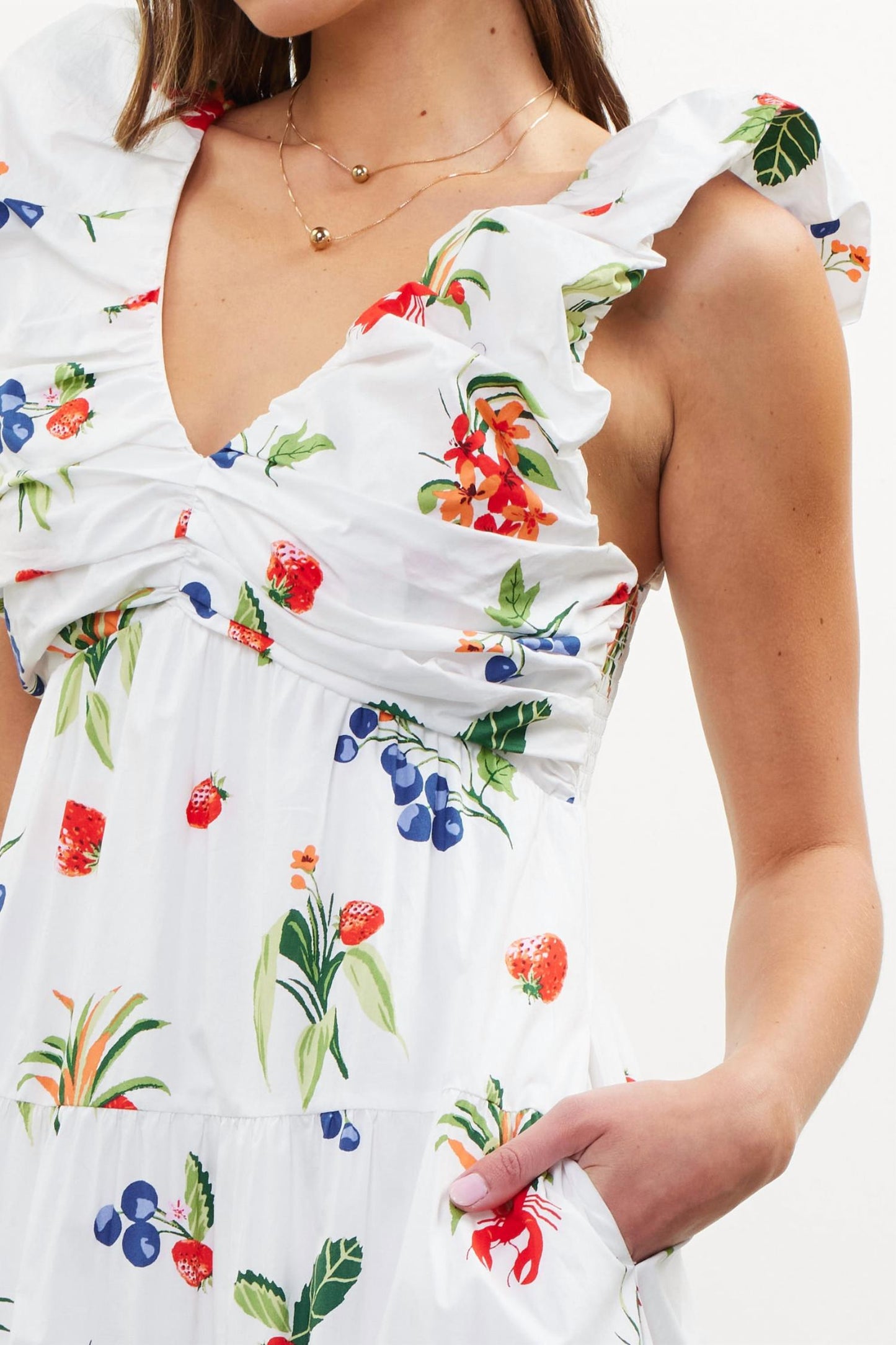 Skies Are Blue - Sugar Pie Poplin Maxi Dress