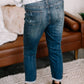 Judy Blue - Patch Things Up Destroyed Knee Boyfriend Jean
