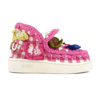 Mou - KIDS SUMMER ESKIMO SNEAKER WITH CROCHET BUTTERFLIES