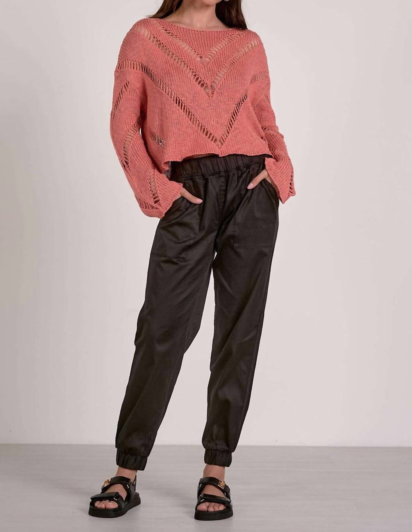 Elan - Ivy Cutout Sweater