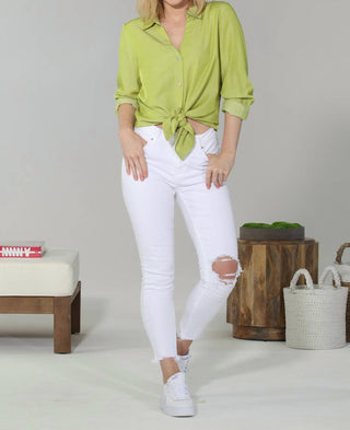 Paparazzi - Tencel Button Front Shirt