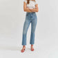 Daze - High Rise Ankle Flare Jeans
