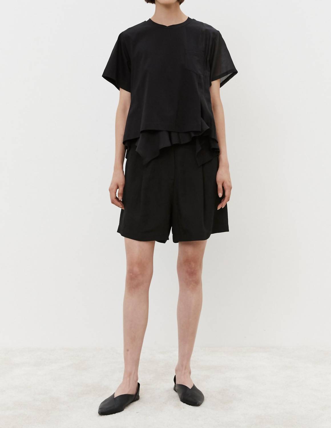 Meimeij - Layered Short Sleeve Tee