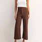 Ee:Some - Corduroy Patch Pocket Straight Pants