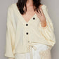 Pol - V-neck Dropped Shoulder Cardigan