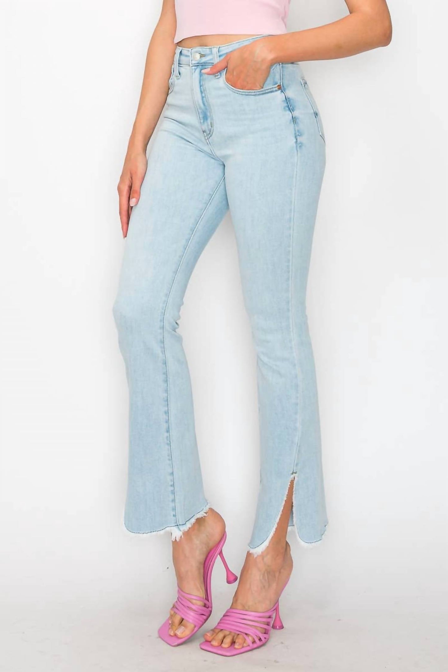 Artemis Vintage - Western High Rise Boot Cut Jeans