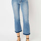 Judy Blue - Mid Rise Release Hem Cropped Boot