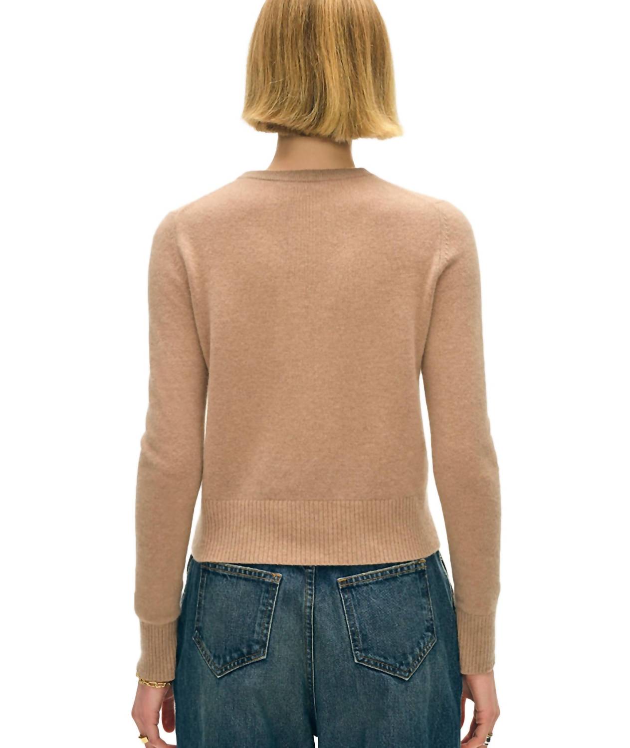 White + Warren - Cashmere Shrunken Crewneck Sweater