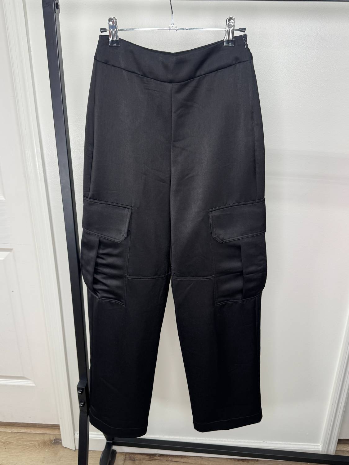 2.7 August Apparel - Satin Cargo Pants