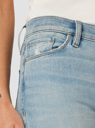 Hudson - Nico Mid-rise Straight Ankle Jean With Roll Hem