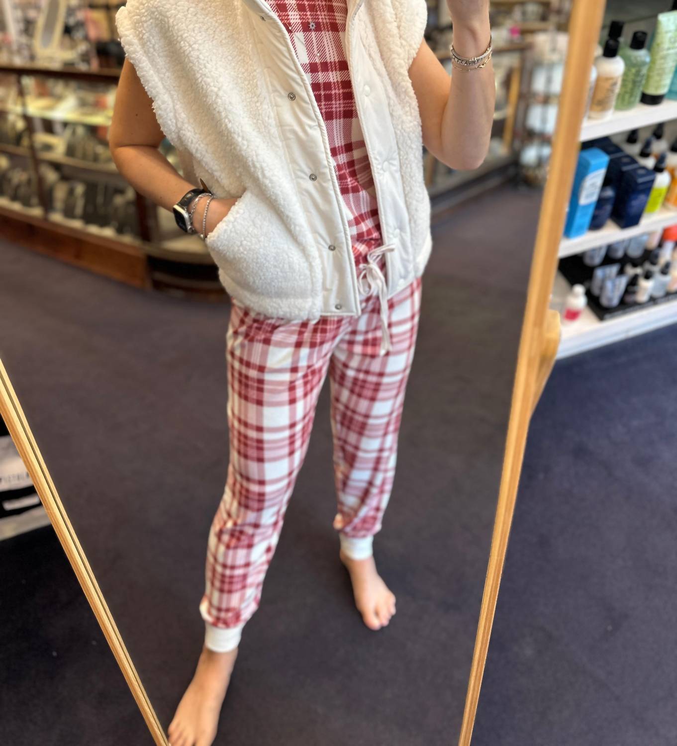 Pj Salvage - Holiday Spirit Plaid Lounge Set