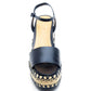 Schutz - Women's Classic Leather Vamp Ankle Strap Open Toe Platform Sandal