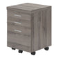Rolling Mobile File Cabinet with Storage Drawers & Printer Stand