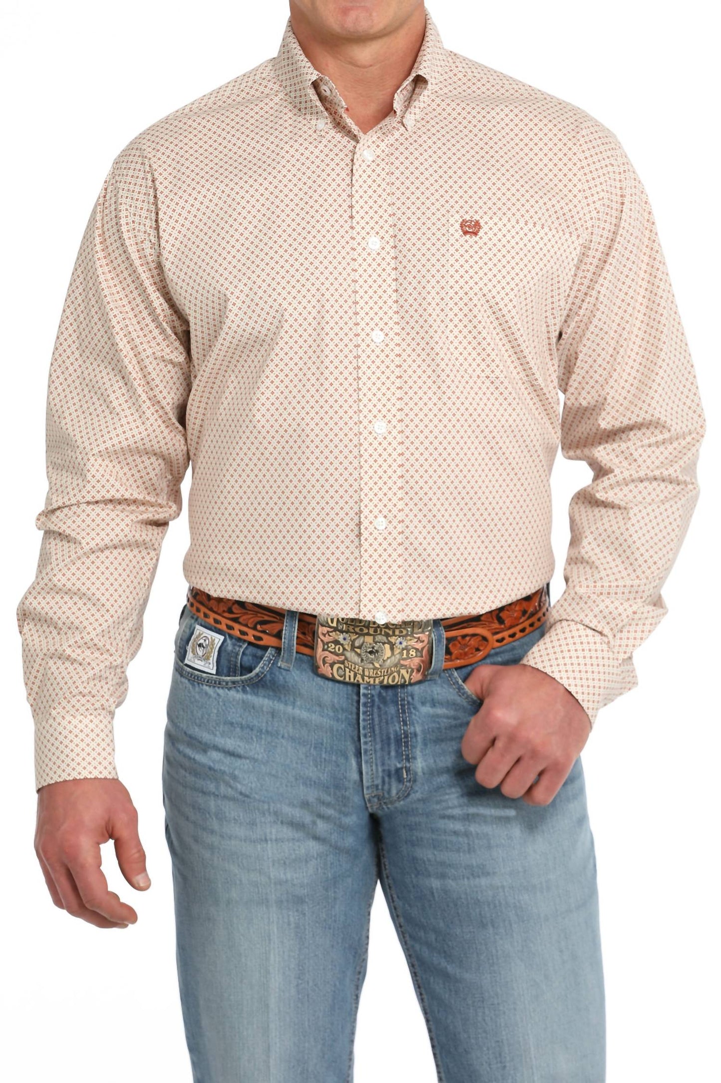 Cinch - Long Sleeve Stretch Button Down Shirt
