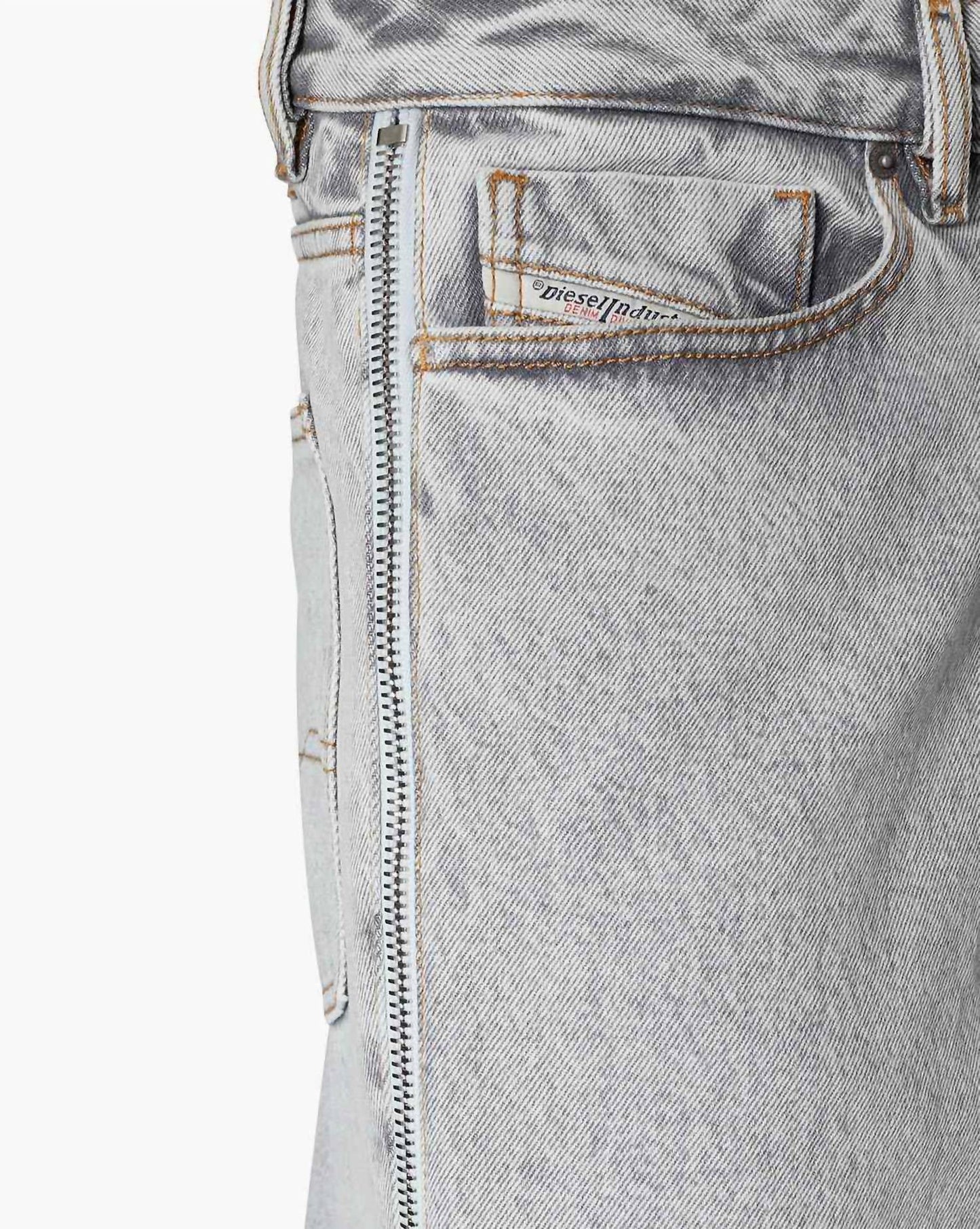 Diesel - Diesel Grey Straight-leg Denim Jeans