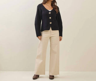 Able - Jewel Botton Cardigan
