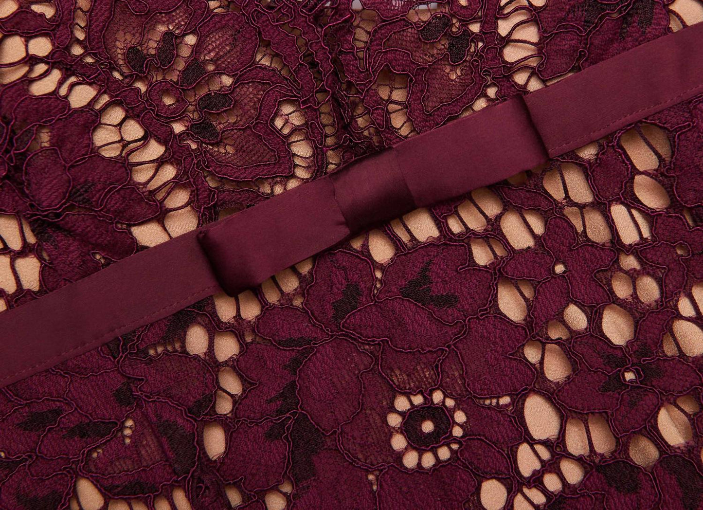 Self-Portrait - Floral Lace Midi Dress