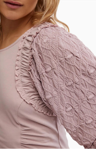 Free People - Olivia Contrast Stitch Knit Top