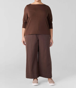 Eileen Fisher - Garment-dyed Wide-leg Pant