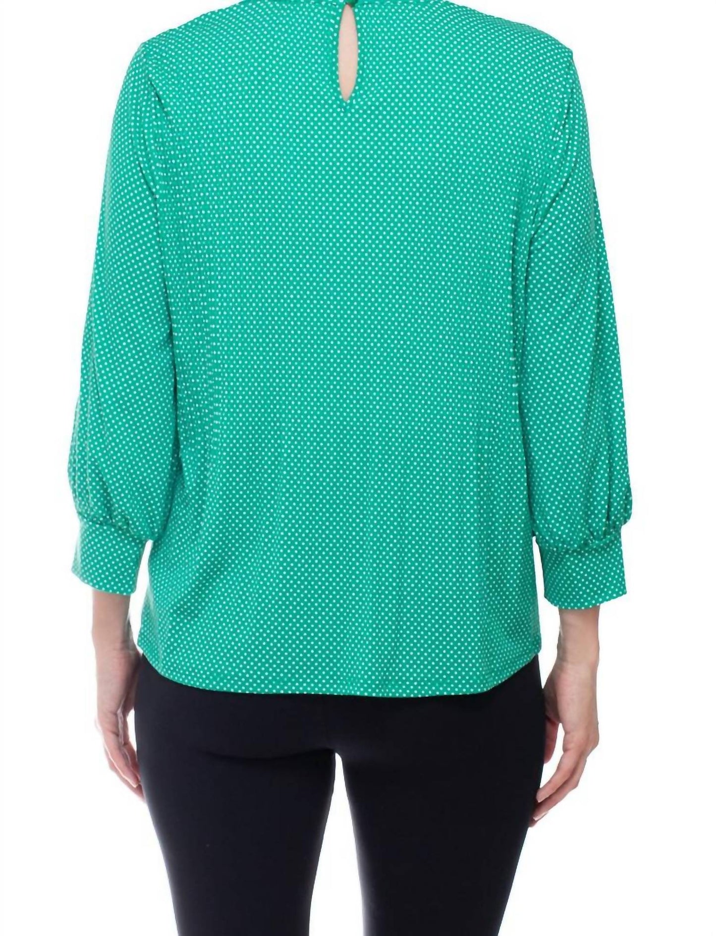 Adrianna Papell - Three-quarter Sleeve Crepe Top