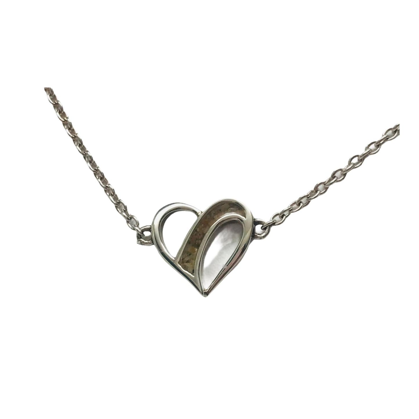 Dune Jewelry - Women's Traveling Heart Delicate Chain Bracelet