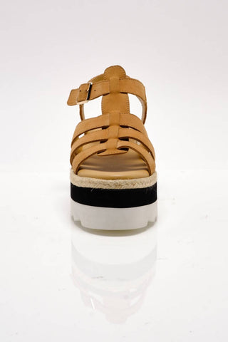 Free People - Women's Mykonos Suede Fisherman Flatform Wedges