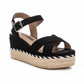 Xti - Women's Suede Wedge Sandals