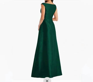Alfred Sung - Off The Shoulder Satin Gown
