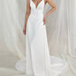 Adore By Justin Alexander - Stretch Crepe A-line Wedding Dress With Spaghetti Straps