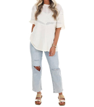 Free People - Dorothy Short Sleeve Tee
