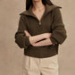 Varley - Maura Half Zip Rib Knit Sweater