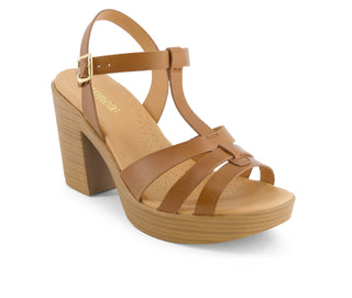 Andrea - Women's Heeled Platform Sandal