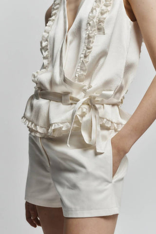 Saint Art - Women's Ryan Silk Wrap Top