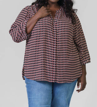 Nydj - Pintuck Blouse - Plus