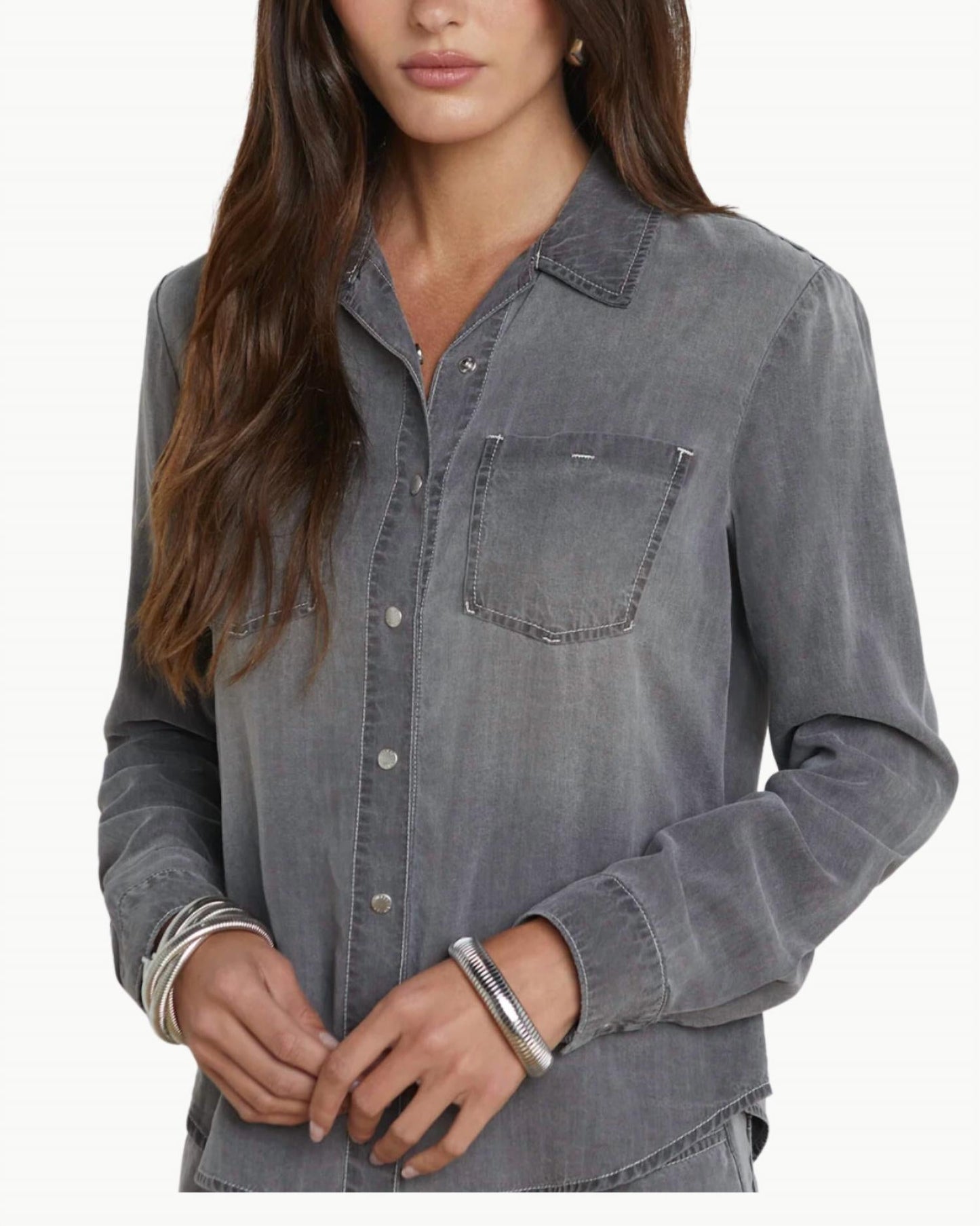 L'Agence - Isla Denim Shirt