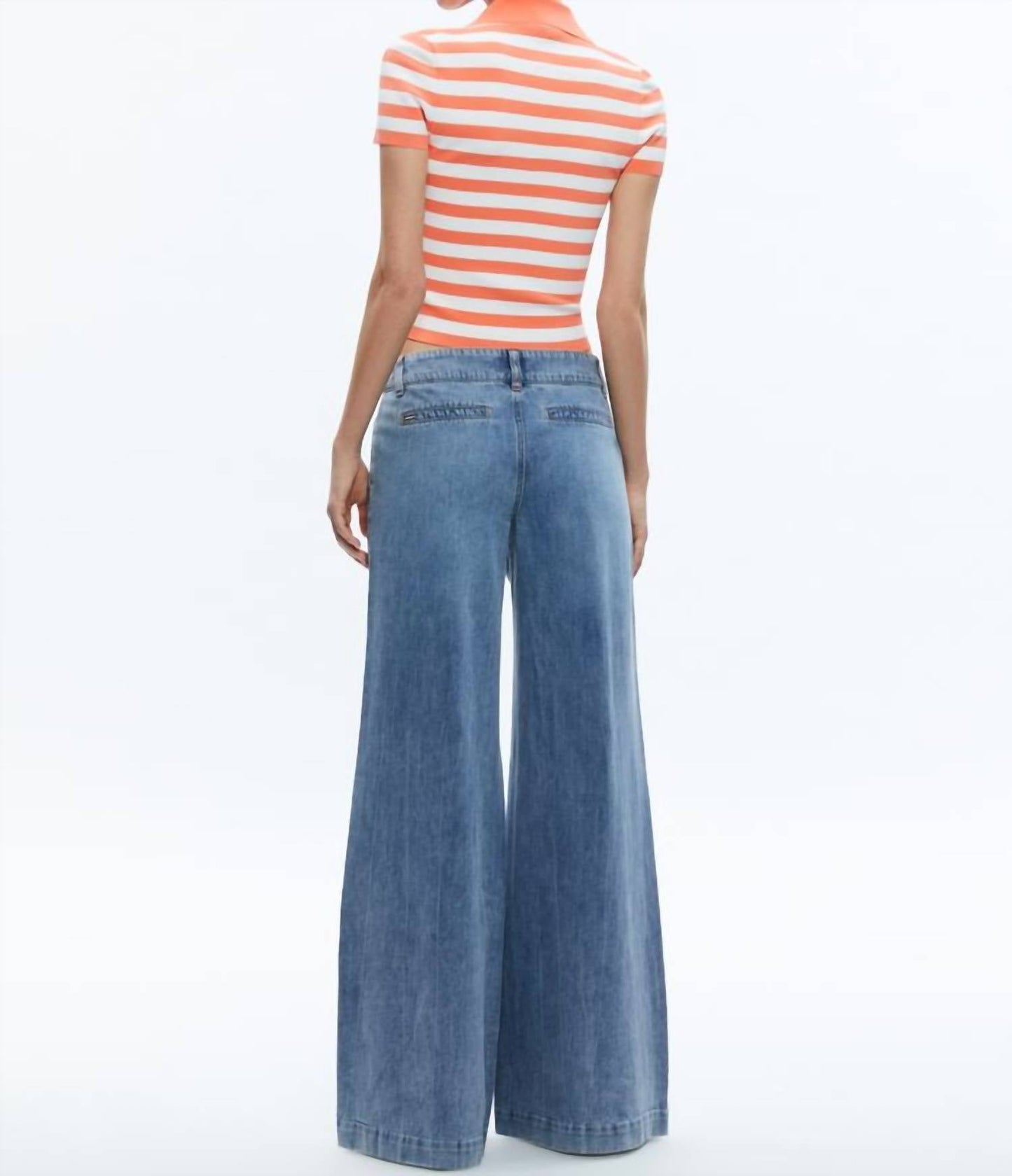 Alice + Olivia - Martha Striped Polo