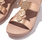 Fitflop - Women's Halo Bead Circle Metallic H-bar Slides